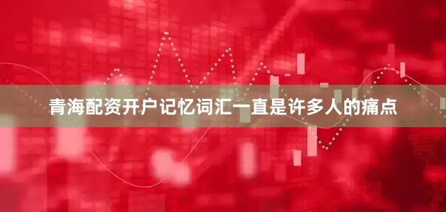 青海配资开户记忆词汇一直是许多人的痛点